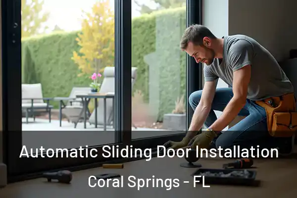 Automatic Sliding Door Installation Coral Springs - FL