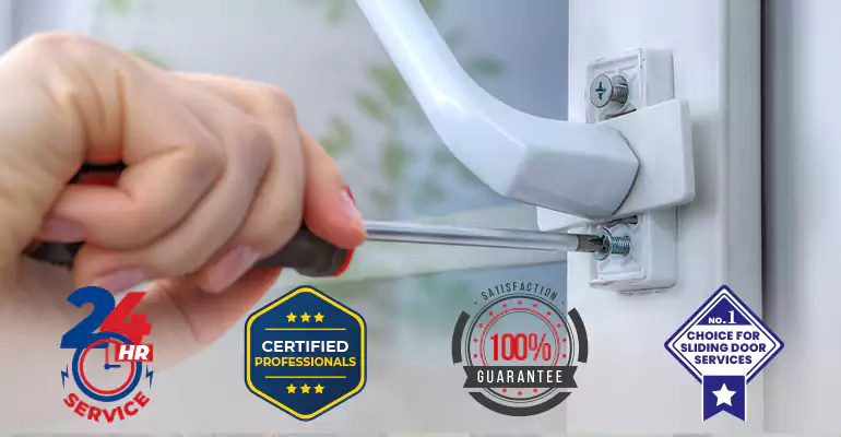 Broken Patio Door Handle Repair in Coral Springs