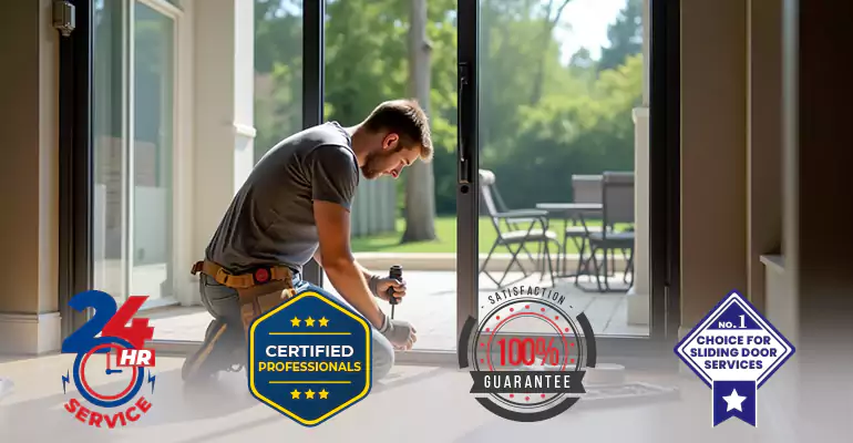 Sliding Door Strike Plate Repair in Coral Springs