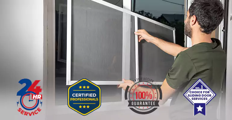 Sliding Screen Door Frame Repair in Coral Springs