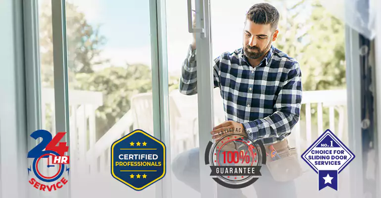 Residential Impact Sliding Glass Door Repair in Coral Springs